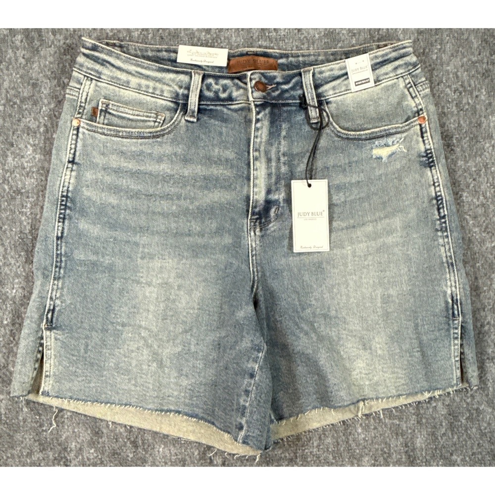 Judy Blue Light Wash Denim Jean Shorts